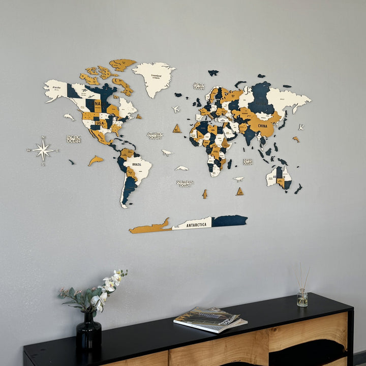 ahsap-dunya-haritasi-3d-cok-katmanli-hardal-yesil-fume-tonlar-ozel-tasarim-duvar-sanati-colorfullworldstr