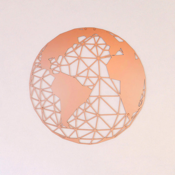 3d-gorunumlu-dunya-haritasi-bakir-metal-duvar-tablosu-modern-geometrik-tasarım-colorfullworldstr