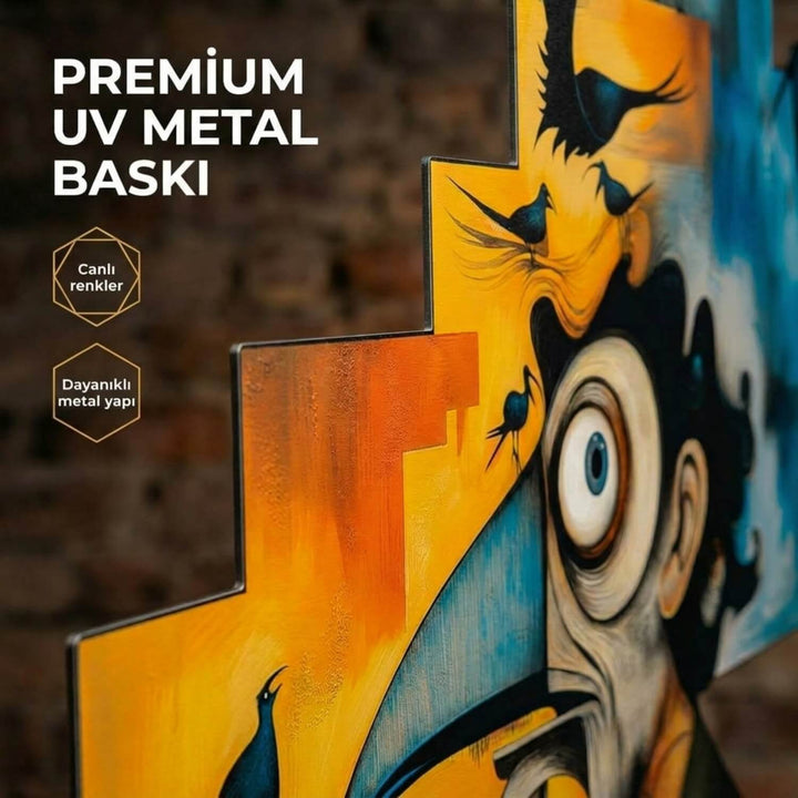 Kargaların Efendisi Sürrealist Metal Tablo - UV Baskılı Duvar Dekoru