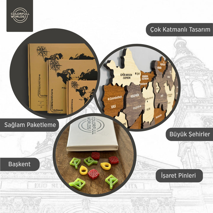 macaristan-ahsap-duvar-haritasi-ahsap-duvar-dekoru-3d-ve-cok-renkli-cevre-dostu-malzeme-kullanımı-colorfullworldstr
