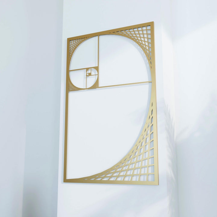 altin-oran-fibonacci-spirali-altin-metal-tablo-modern-geometrik-duvar-susu-colorfullworldstr
