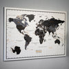 kanvas dunya haritasi monokrom yapisiyla ofisler icin mukemmel bir dekordur colorfullworldstr