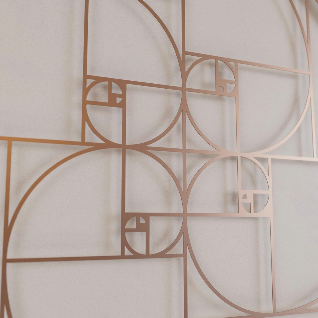 fibonacci-dizisi-bakir-metal-dekoratif-tablo-duvar-dekoru-modern-tasarım-colorfullworldstr