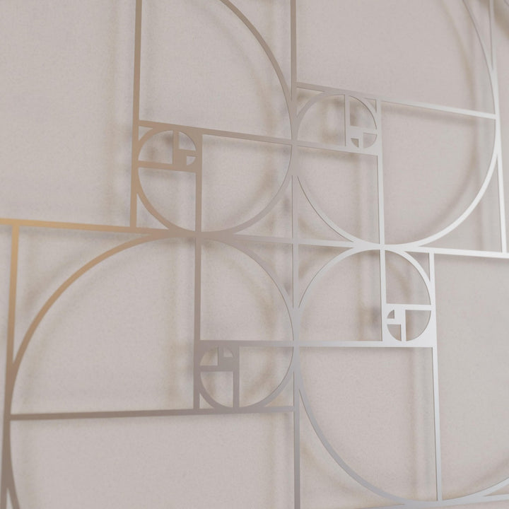 fibonacci-dizisi-gumus-metal-duvar-dekoru-ev-dekorasyonu-modern-geometrik-tasarım-colorfullworldstr