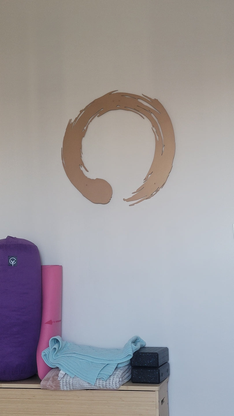 Enso Zen Çemberi Dekoratif Metal Duvar Tablosu - Metal Dekor - müşteri fotoğrafı