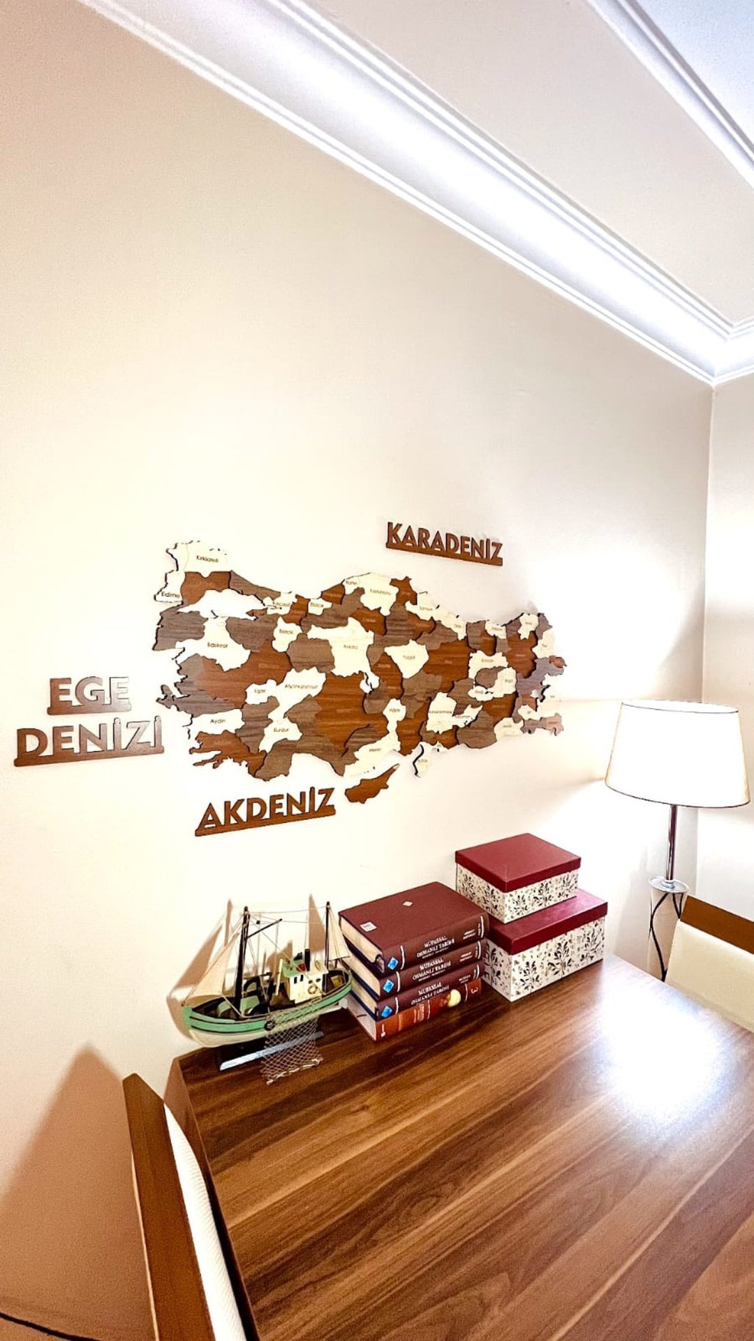 Türkiye Siyasi Haritası - Ahşap 3D Harita, Ofis Duvar Dekoru - @dogada1baris paylaşımı