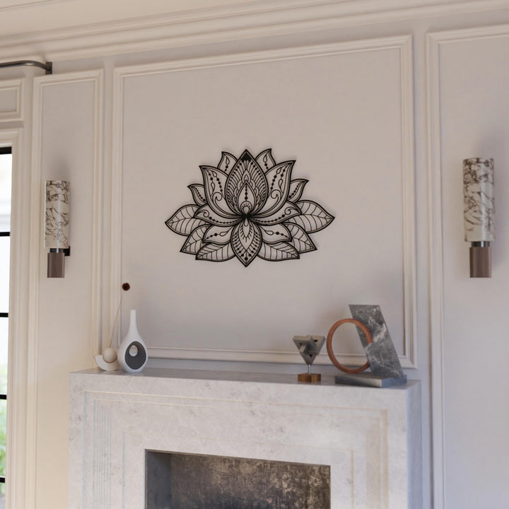 mandala-lotus-siyah-metal-duvar-tablosu-dekoratif-tablo-ev-dekorasyon-colorfullworldstr