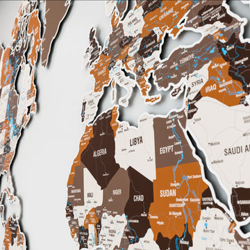 Soil metal dünya haritasında Kuzey Afrika, Türkiye ve Suudi Arabistan'ın yakın çekimi