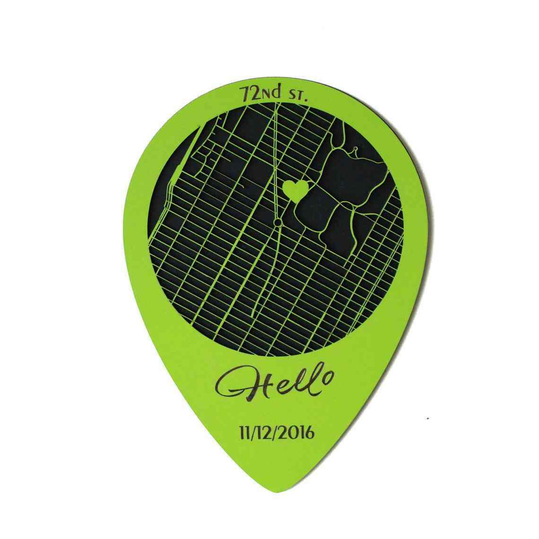 Kişiselleştirilmiş Ahşap Konum Haritası - ColorfullWorlds