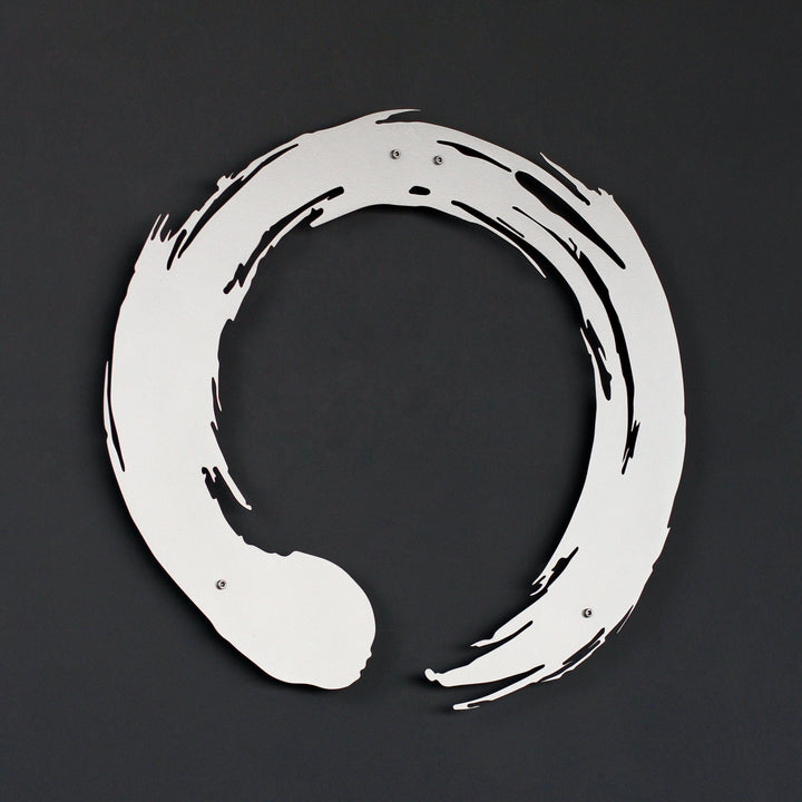 Enso Zen Çemberi Dekoratif Metal Duvar Tablosu - Metal Dekor