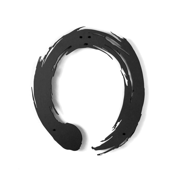 Enso Zen Çemberi Dekoratif Metal Duvar Tablosu - Metal Dekor