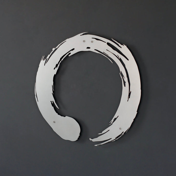 Enso Zen Çemberi Dekoratif Metal Duvar Tablosu - Metal Dekor